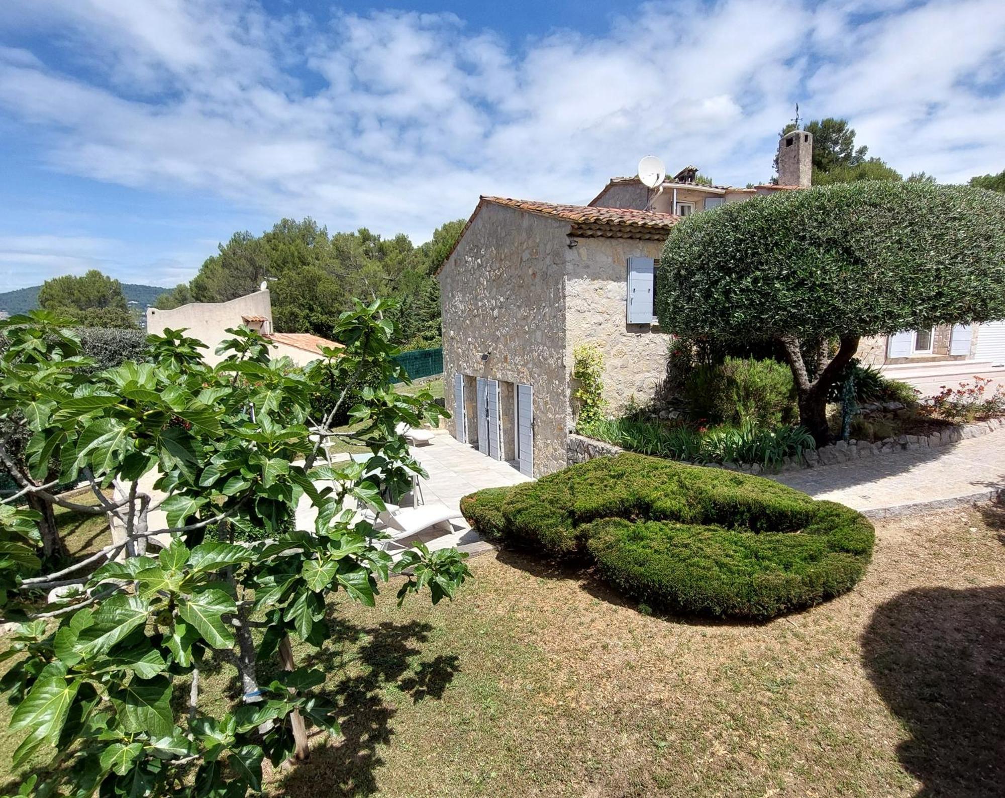 Gite Les Pins Climatise Piscine Chauffee Jardin Peymeinade Esterno foto