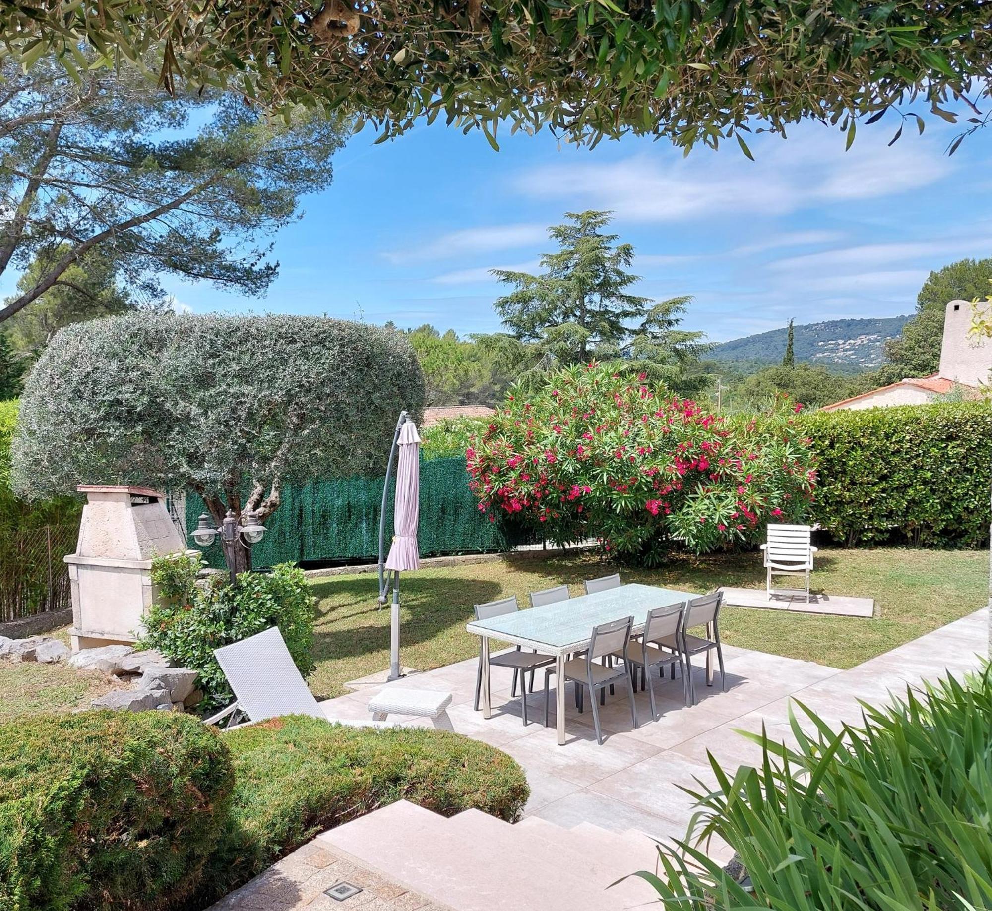 Gite Les Pins Climatise Piscine Chauffee Jardin Peymeinade Esterno foto